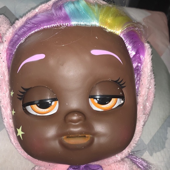 Rainbow Hoodie Doll with Pink and Blue Outfit - Picture 6 of 8